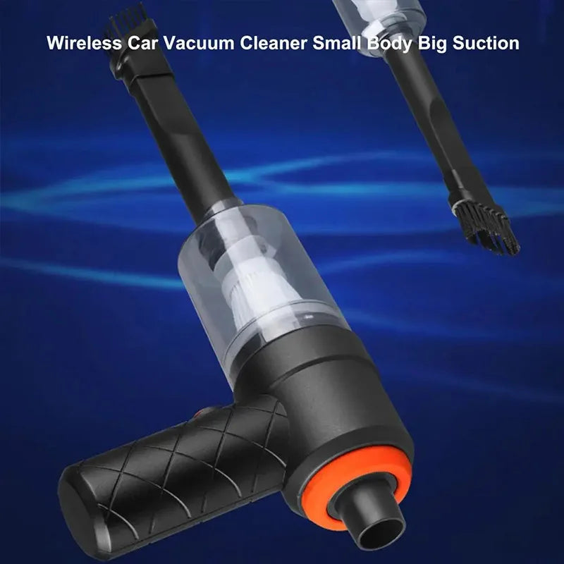 Car Vacuum Cleaner 6000Pa Portable Wireless Cleaning Machine Strong Suction Handheld Vacuum Cleaners Mini Home Car Dust Blower