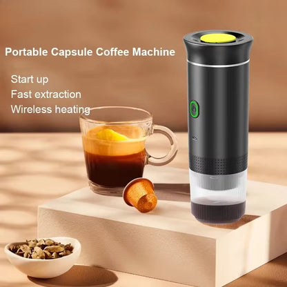 Youpin Coffee Machine Wireless Electric Portable Espresso Coffee Machine Maker 3-In-1 Capsule Powder Travel Coffee Maker