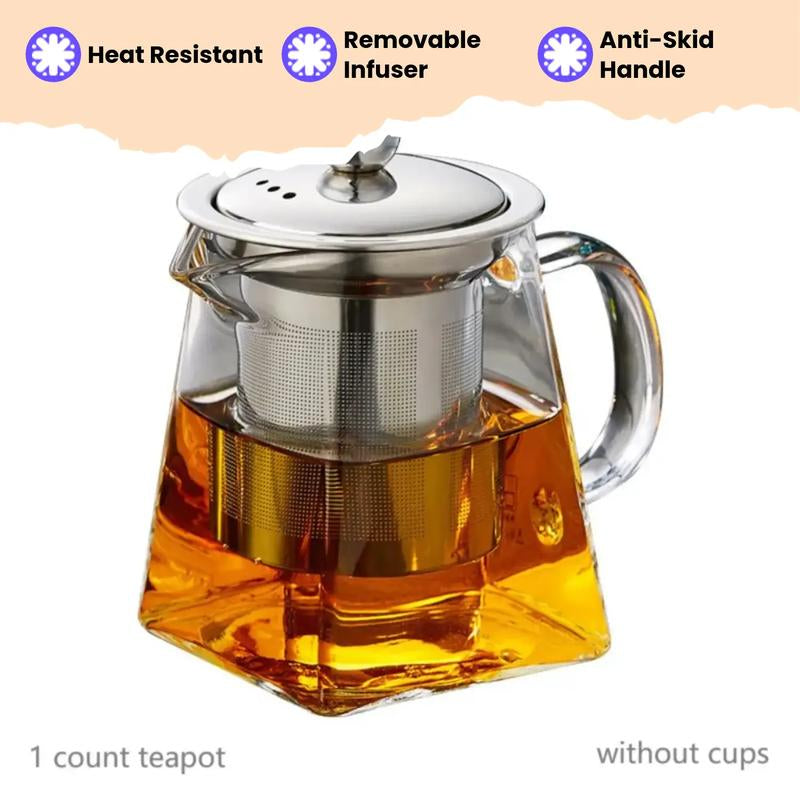 Glass Teapot Set
